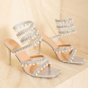 Sparkly Twisted Heels
